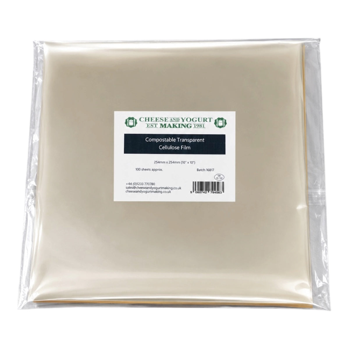 Compostable Transparent Cellulose Food Wrap Eco Friendly – Cheese and ...