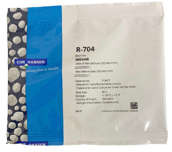 R 704 Cheese Culture - R704 for Cheddar and other closed-texture cheeses ...