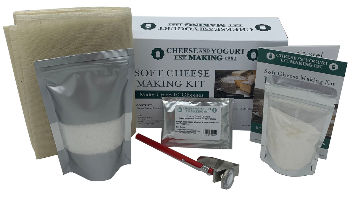 Cheesemaking Kit make 10+ soft cheeses Cheese and Yoghurt Making