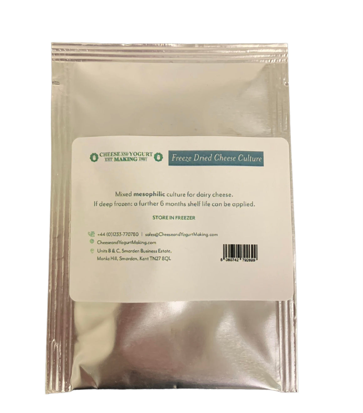 Cheese Culture Mesophilic Aroma B for soft cheeses Cheese and Yoghurt Making